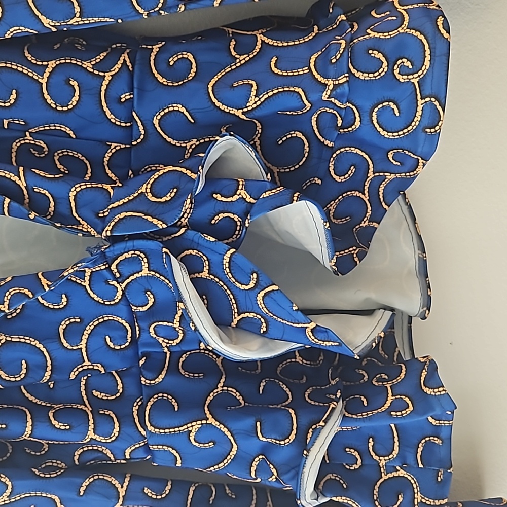 CBR Blue & Gold Jacket Shell - Picture 5 of 6
